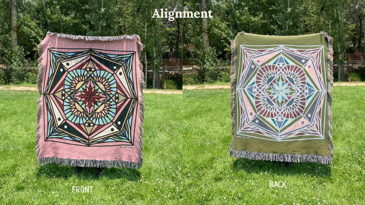 Alignment | Woven Mandala Blankets