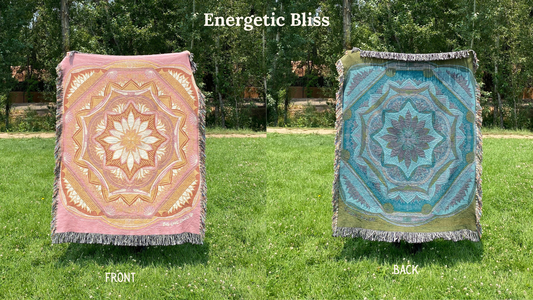 Energetic Bliss | Woven Mandala Blanket