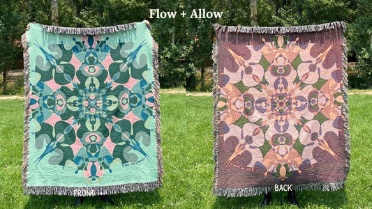Flow + Allow | Kaleidoscope Woven Blanket