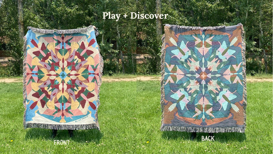 Play + Discover | Kaleidoscope Woven Blanket
