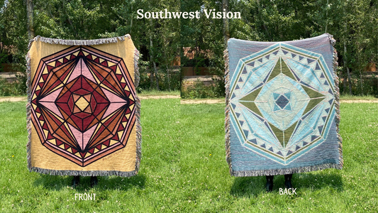 Southwest Vision | Woven Mandala Blanket