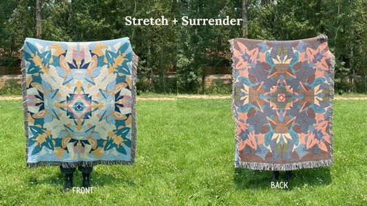 Stretch + Surrender | Kaleidoscope Woven Blanket