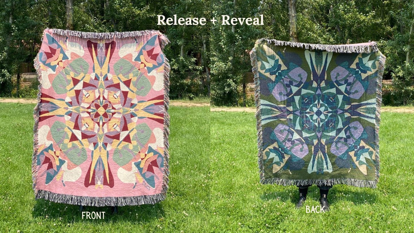 Release + Reveal | Woven Kaleidoscope Blanket
