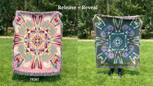 Release + Reveal | Woven Kaleidoscope Blanket