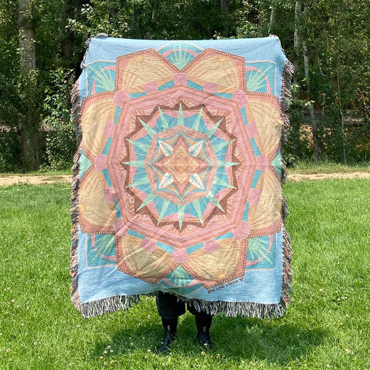 Desert Dreams | Woven Mandala Blanket