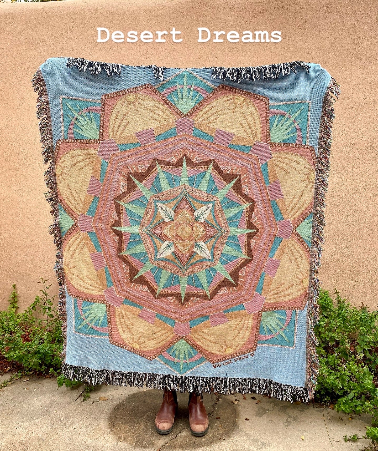 Desert Dreams | Woven Mandala Blanket