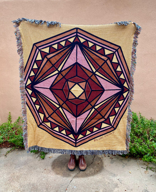 Southwest Vision | Woven Mandala Blanket