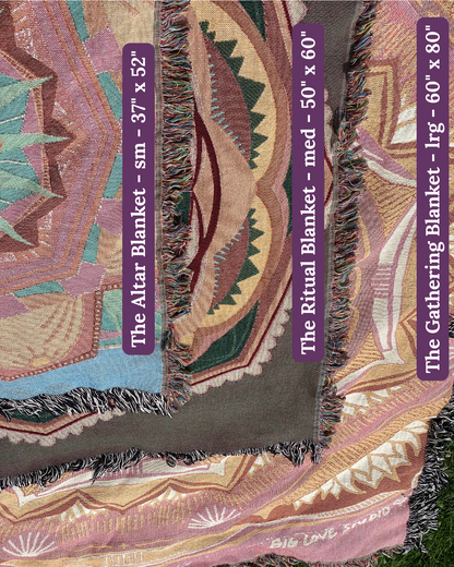 Flow + Allow | Kaleidoscope Woven Blanket