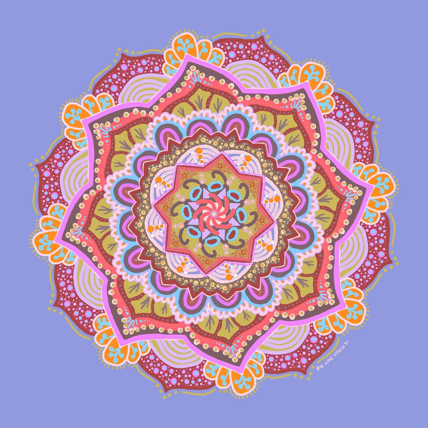 Summer Abundance | Woven Mandala Blanket