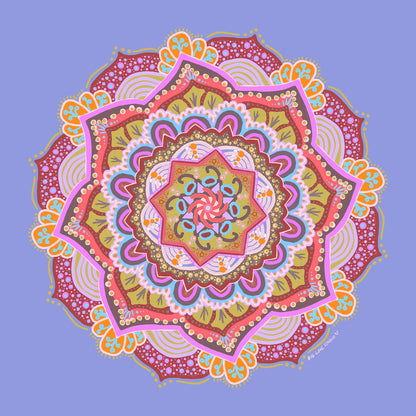 Summer Abundance | Woven Mandala Blanket
