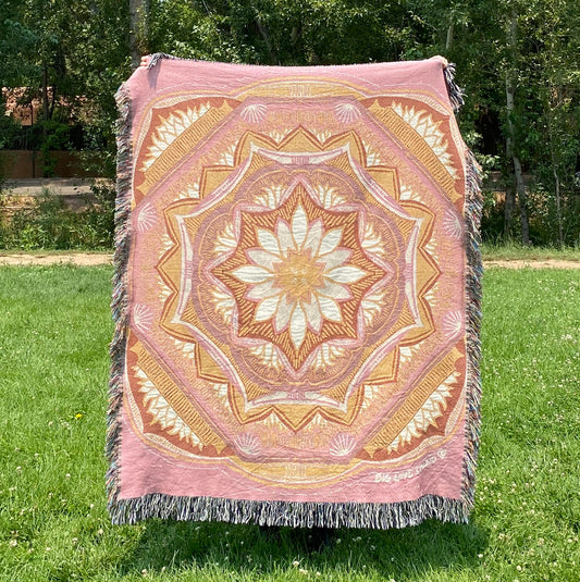 Energetic Bliss | Woven Mandala Blanket