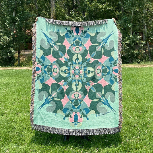 Flow + Allow | Kaleidoscope Woven Blanket