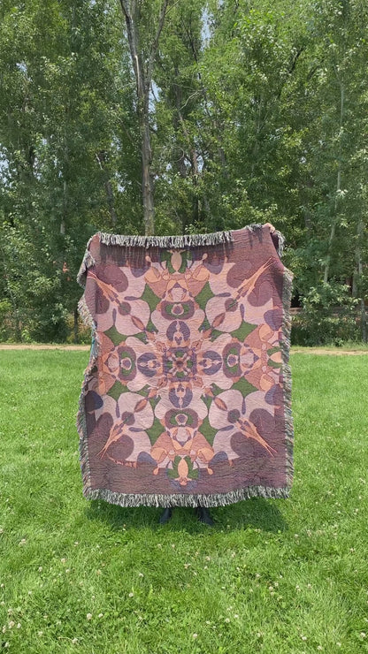 Flow + Allow | Kaleidoscope Woven Blanket