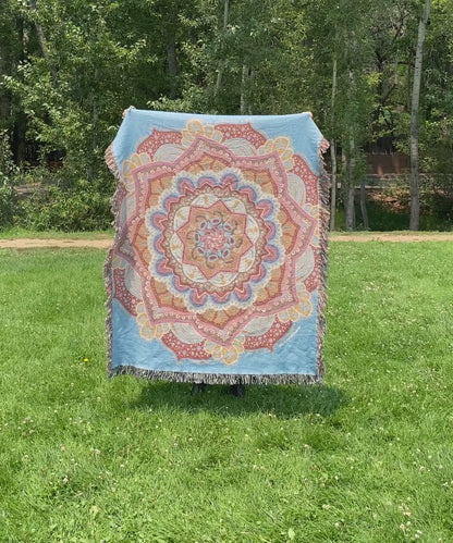 Desert Dreams | Woven Mandala Blanket