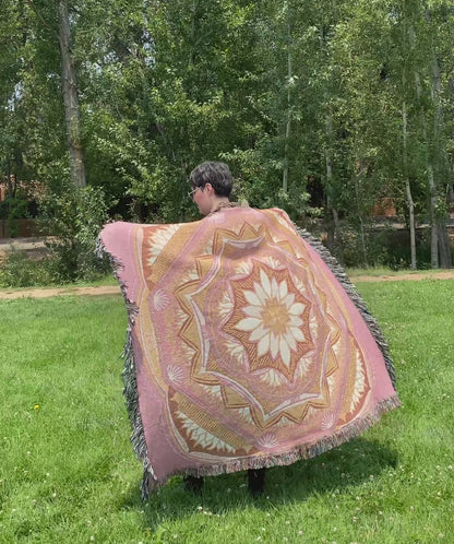 Energetic Bliss | Woven Mandala Blanket
