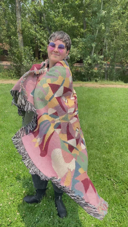 Play + Discover | Kaleidoscope Woven Blanket