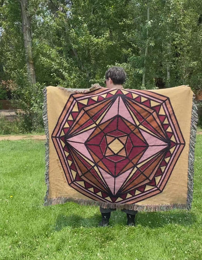 Southwest Vision | Woven Mandala Blanket