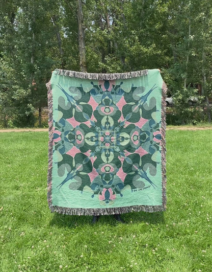 Flow + Allow | Kaleidoscope Woven Blanket