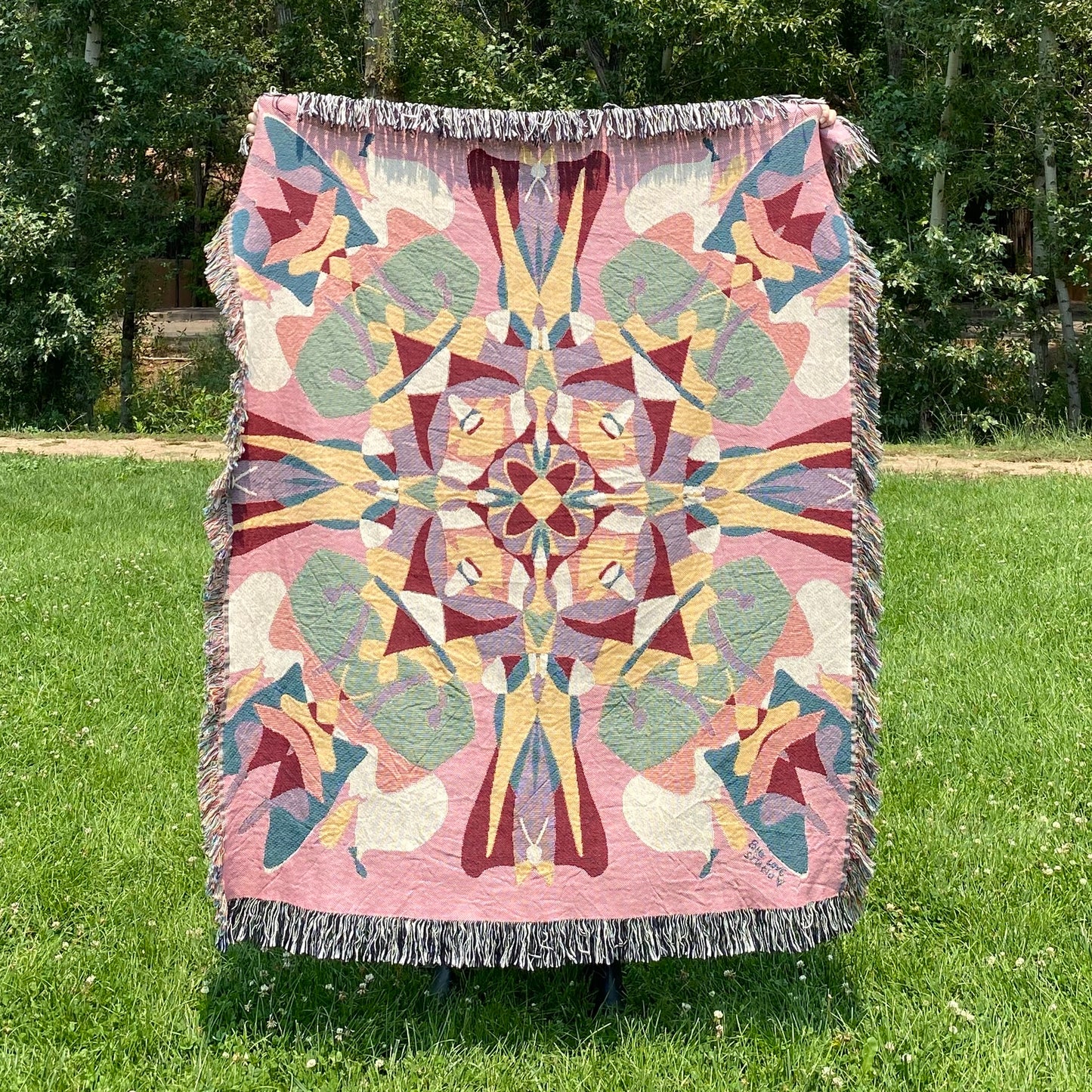 Release + Reveal | Woven Kaleidoscope Blanket