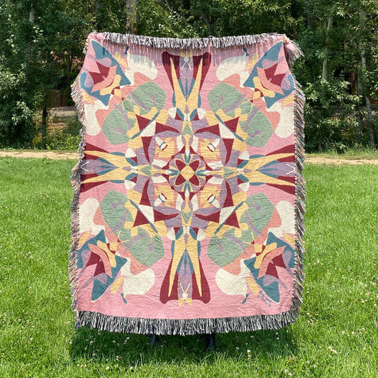 Release + Reveal | Woven Kaleidoscope Blanket