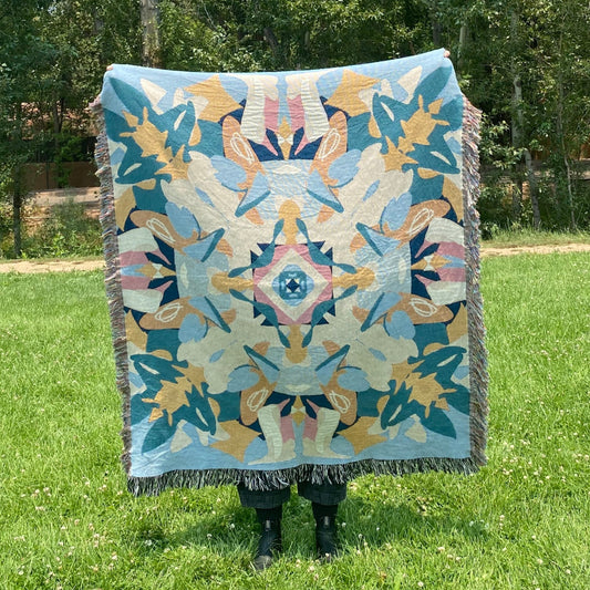 Stretch + Surrender | Kaleidoscope Woven Blanket